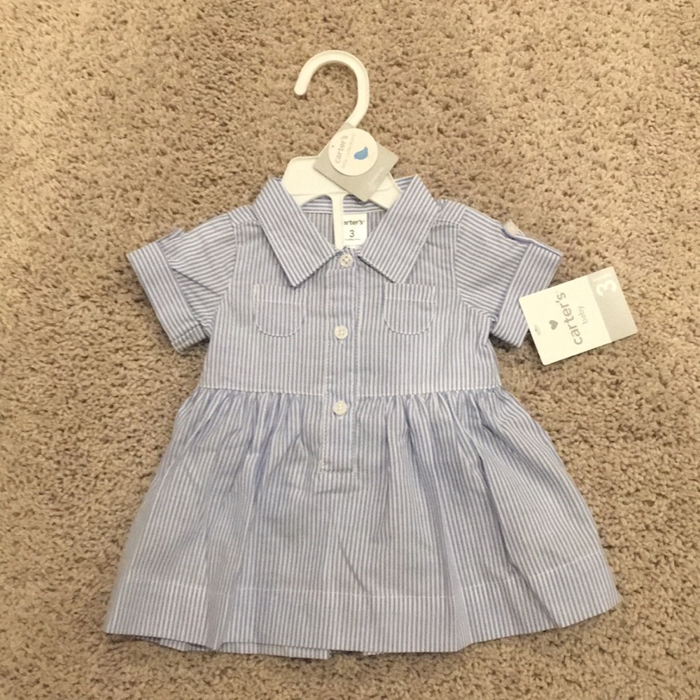 NWT Carter’s 3M dress with bloomers.